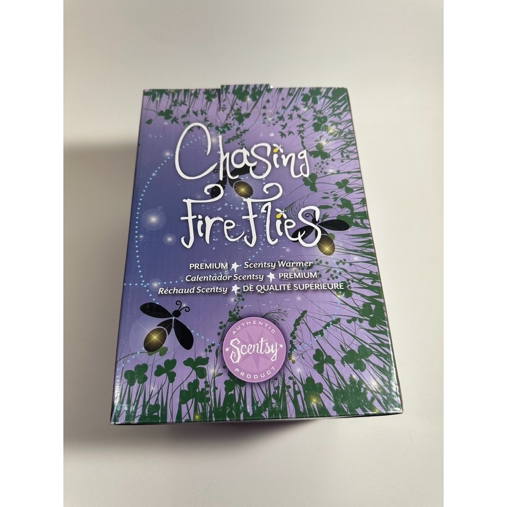 Chasing Fireflies Scentsy Warmer new in factory box Oil Wax melter
